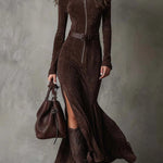 Amelia | Chic Faux Leather Dress