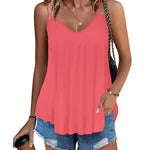 Tank Tops Spaghetti Strap Camisoles - Nadorine (Us Only)
