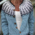 Felicidad | Retro Icelandic Knit Cardigan