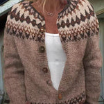 Peyton | Chevron Trim Ribbed Sweater