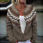 Donna | Retro Icelandic Knit Cardigan