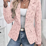 Georgina | Paisley Jacquard Fitted Blazer