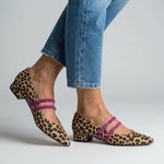 Celesta | Pointed Flats with Double Buckles