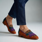 Naomi | Square-Toe Fringed Loafers