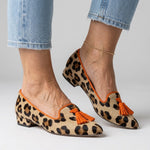 Neria | Leopard Penny Loafers