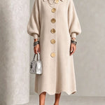 Eveline | Elegant Button Knit Dress