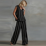 Amelia Striped Summer Pants Set