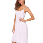 Nadorine Women's Adjustable Spaghetti Strap Chiffon Dress