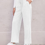 Nadorine Drawstring Long Pants with Pockets