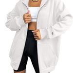 Nadorine Women's Oversized Zip Up Hoodies