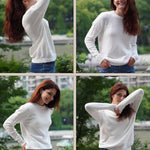 Zeagoo Womens 2023 Fall Sweaters Cute Cable Knit Crewneck Chunky Cozy Long Sleeve Warm Soft Pullover Sweater Tops