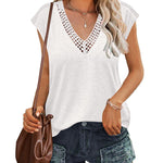 Tank Tops Short Sleeve Shirt- Nadorine (Us Only)