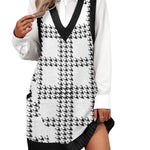 Zeagoo Womens Sweater Vest Dress Pattern Knitted Dress