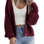 Nadorine Women's Fall Chunky Knit Cardigans