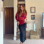 Sexy Sheer Floral Lace Blouse Top - Nadorine (Us Only)