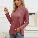 Nadorine Women's Fashion Long Sleeve Blouse