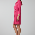 Women’s Blazer Dress with Notched Collar and Straight Hem