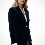Women’s Blazer with Lapels and Single Button