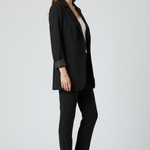 Women’s Blazer with Open Front and Structured Lapel