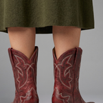 Women's Boots with Embroidered Detailing for All-Season Wear