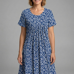 Sienna Clarke | Wildflower Print Midi Dress For Women