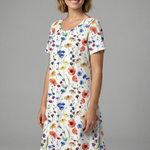 Sienna Clarke | Wildflower Print Midi Dress For Women