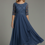 Amelia Kelly | Lace Midi Dress For Women