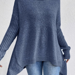Mabel | Oversized Turtleneck Knit Sweater