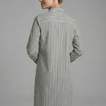 Brooke Henderson | Striped Midi Shirt Dress For Women