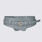 Women's Fashionable Imitation Leather Harness Wide Belt