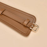 Women's Fashionable Imitation Leather Harness Wide Belt