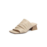 Women's Leather Block Heel Sandals | Secure Summer Fit