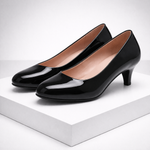 Women's Glossy Pumps | Refined Office Fit