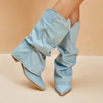 Women's Heavyweight Denim Boots | Structured Casual Fit
