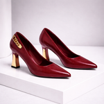 Women's Leather High Heels | Stable Occasion Fit