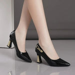 Women's Leather High Heels | Stable Occasion Fit