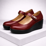 Women's Leather Platform Shoes | Stable Everyday Fit