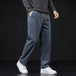 Men's Soft Cotton Wide-Leg Pants | Lightweight Structured Comfort