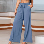 Women's Soft Draped Wide Leg Trousers | Effortless Everyday Comfort