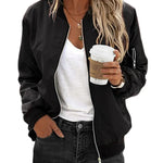 Chiara | Classic Zip Bomber Jacket For Women