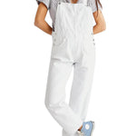 Amélie Laurent | Denim Utility Overalls with Relaxed Fit Comfort For Women