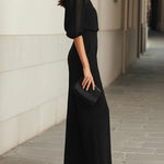 Vivienne | Sheer-Top Wide-Leg Pants Three-Piece Set