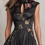 Mianna | Keyhole Pleated Satin