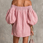 Rosaline | Off-Shoulder Puff-Sleeve Mini Dress