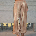 Lazy Comfortable Loose-fitting Lantern Pants