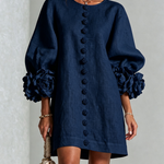 Florence | Floral Button-Down Mini Dress