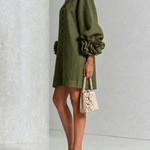Anouk | Floral-Trim Mini Dress