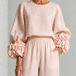 Amelia | Floral Cuff Two-Piece Set