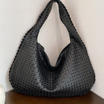 Fashionable Leather Woven Bag