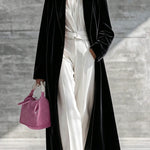 Velvet Long Blazer Coat